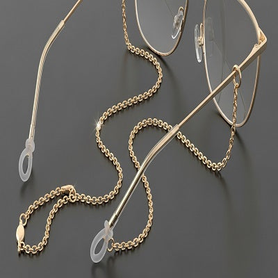Elegant Eyeglass Chain - Gold Plated